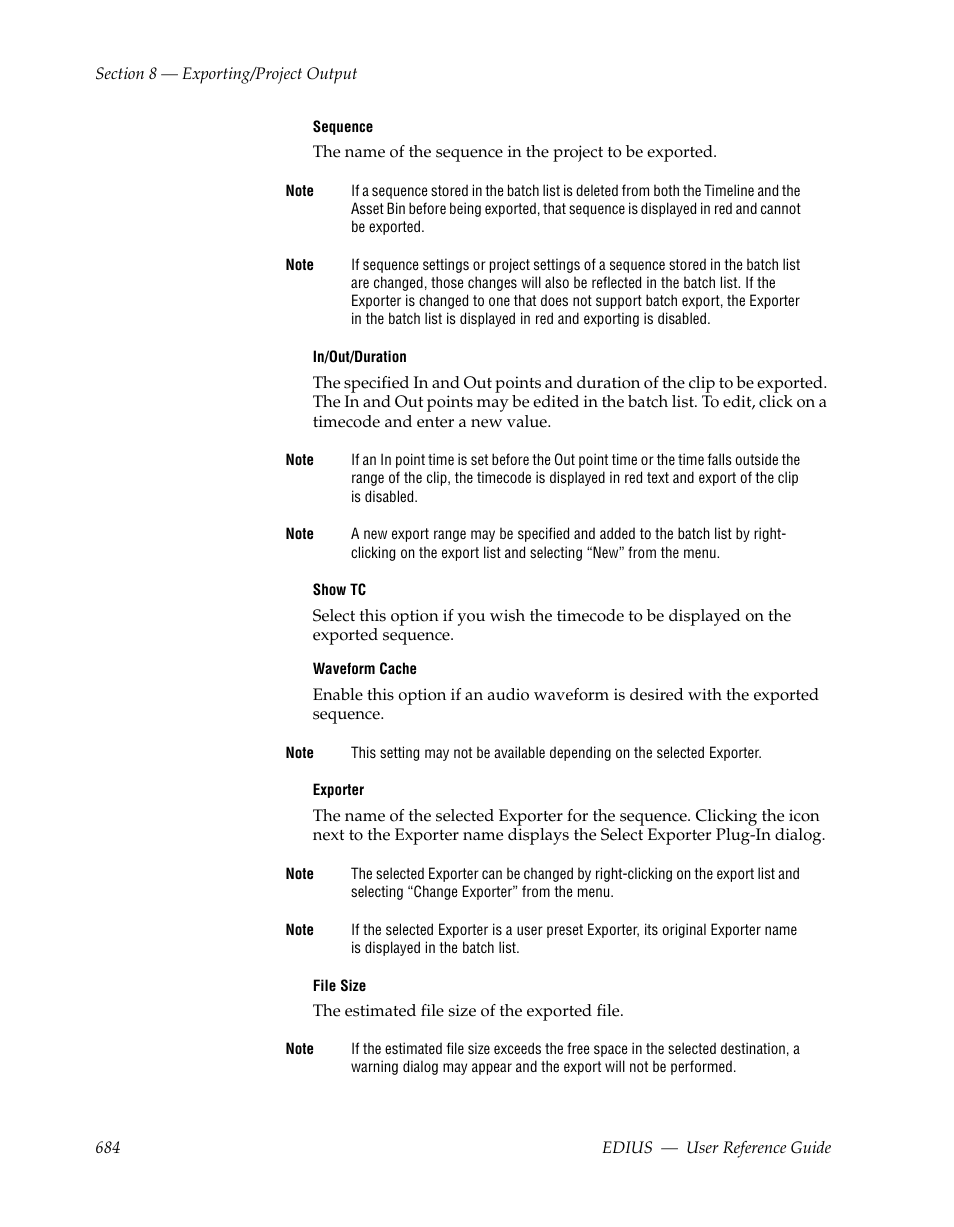 Grass Valley EDIUS v.5.1 User Manual | Page 684 / 790