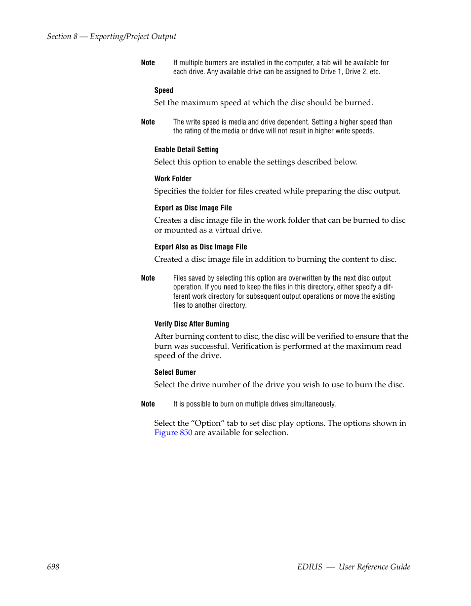 Grass Valley EDIUS v.5.1 User Manual | Page 698 / 790