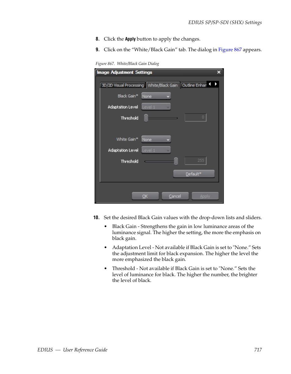 Grass Valley EDIUS v.5.1 User Manual | Page 717 / 790