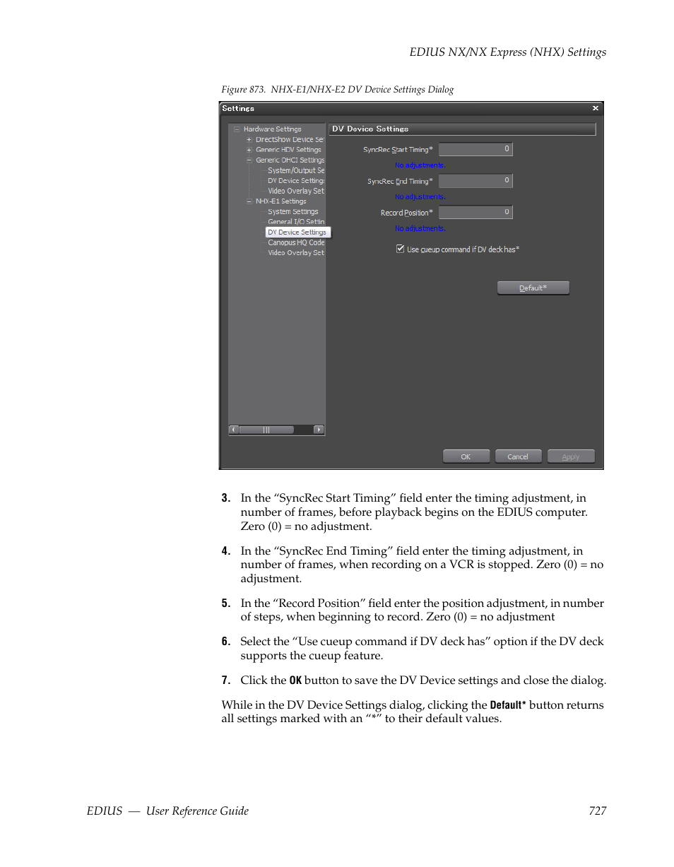 Grass Valley EDIUS v.5.1 User Manual | Page 727 / 790
