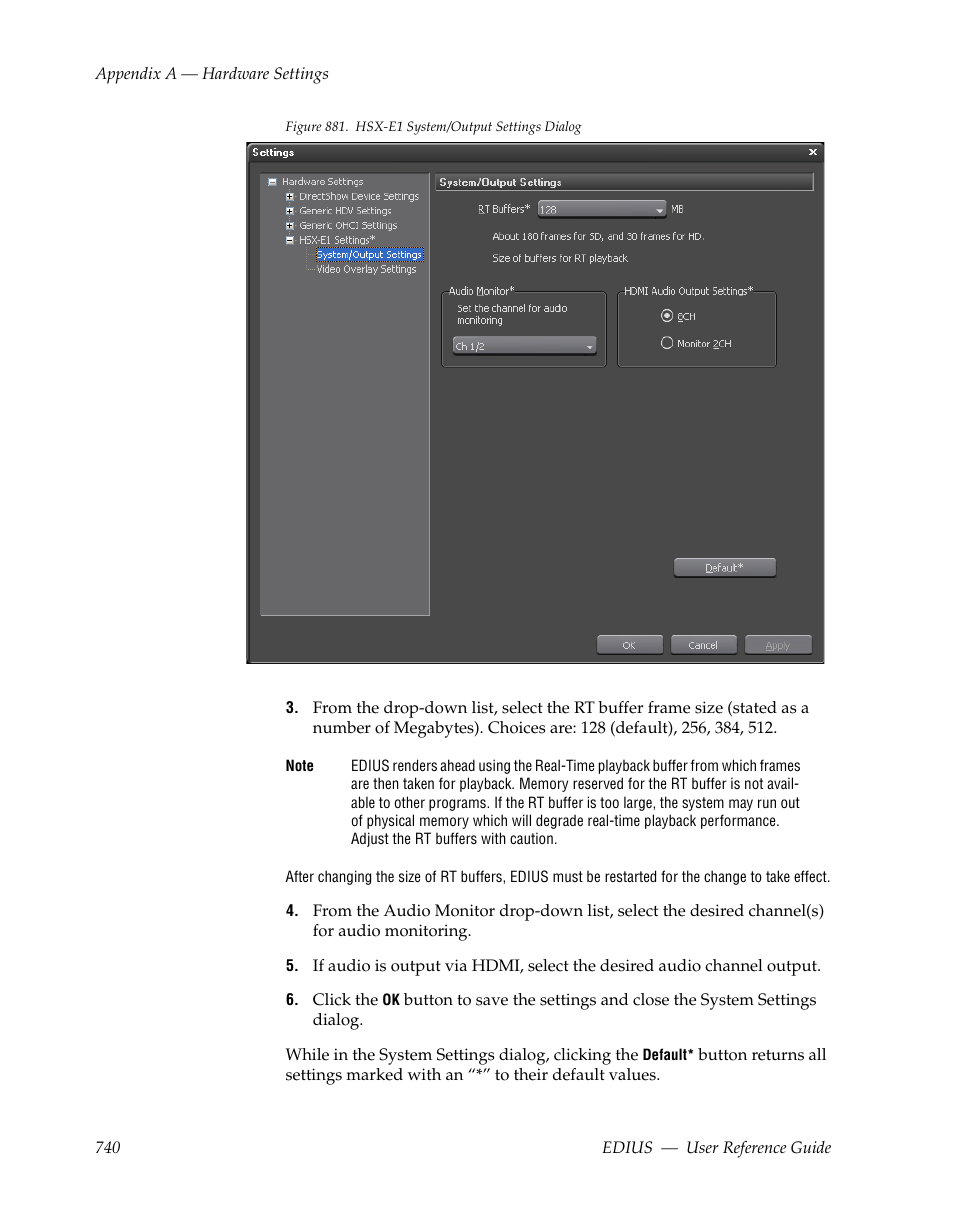 Dialog in, Figure 881, Appears | Grass Valley EDIUS v.5.1 User Manual | Page 740 / 790
