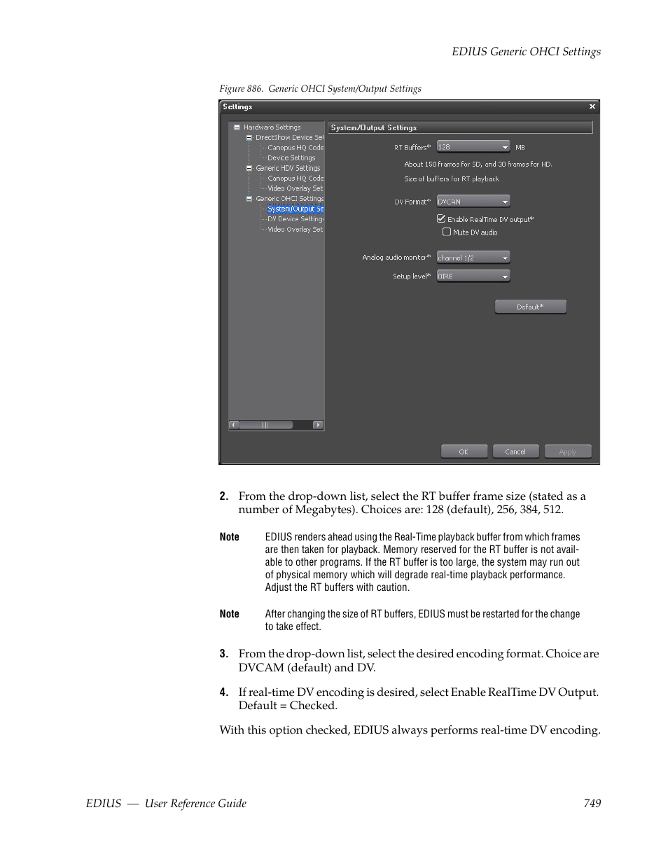 Figure 886, Appears | Grass Valley EDIUS v.5.1 User Manual | Page 749 / 790
