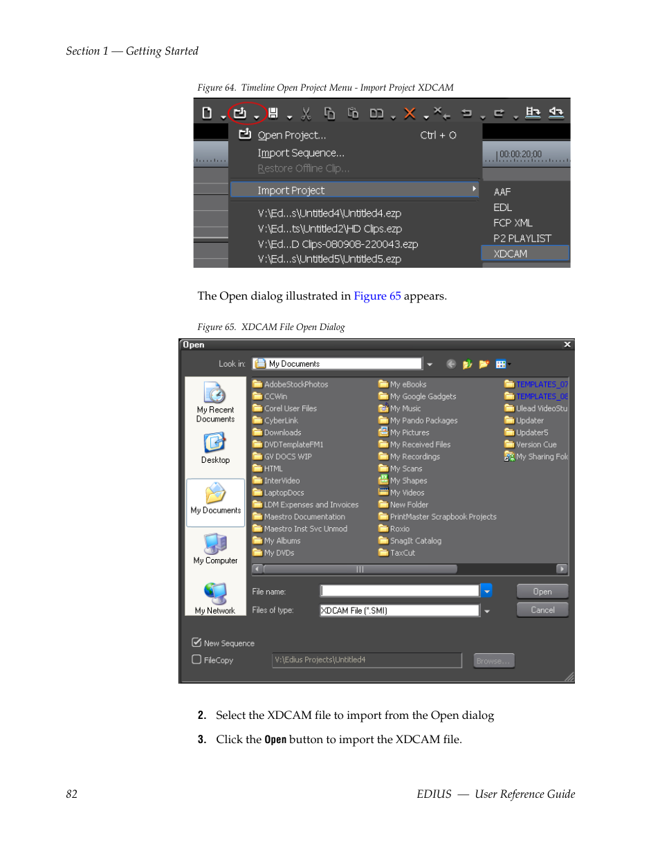 Grass Valley EDIUS v.5.1 User Manual | Page 82 / 790