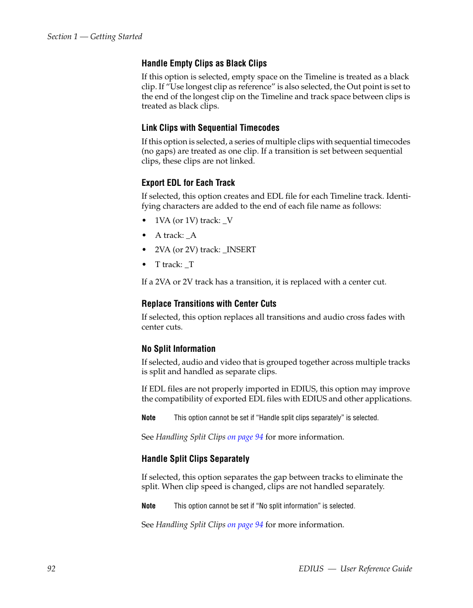 Grass Valley EDIUS v.5.1 User Manual | Page 92 / 790