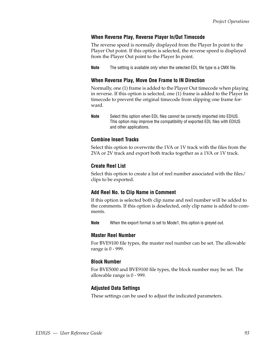 Grass Valley EDIUS v.5.1 User Manual | Page 93 / 790