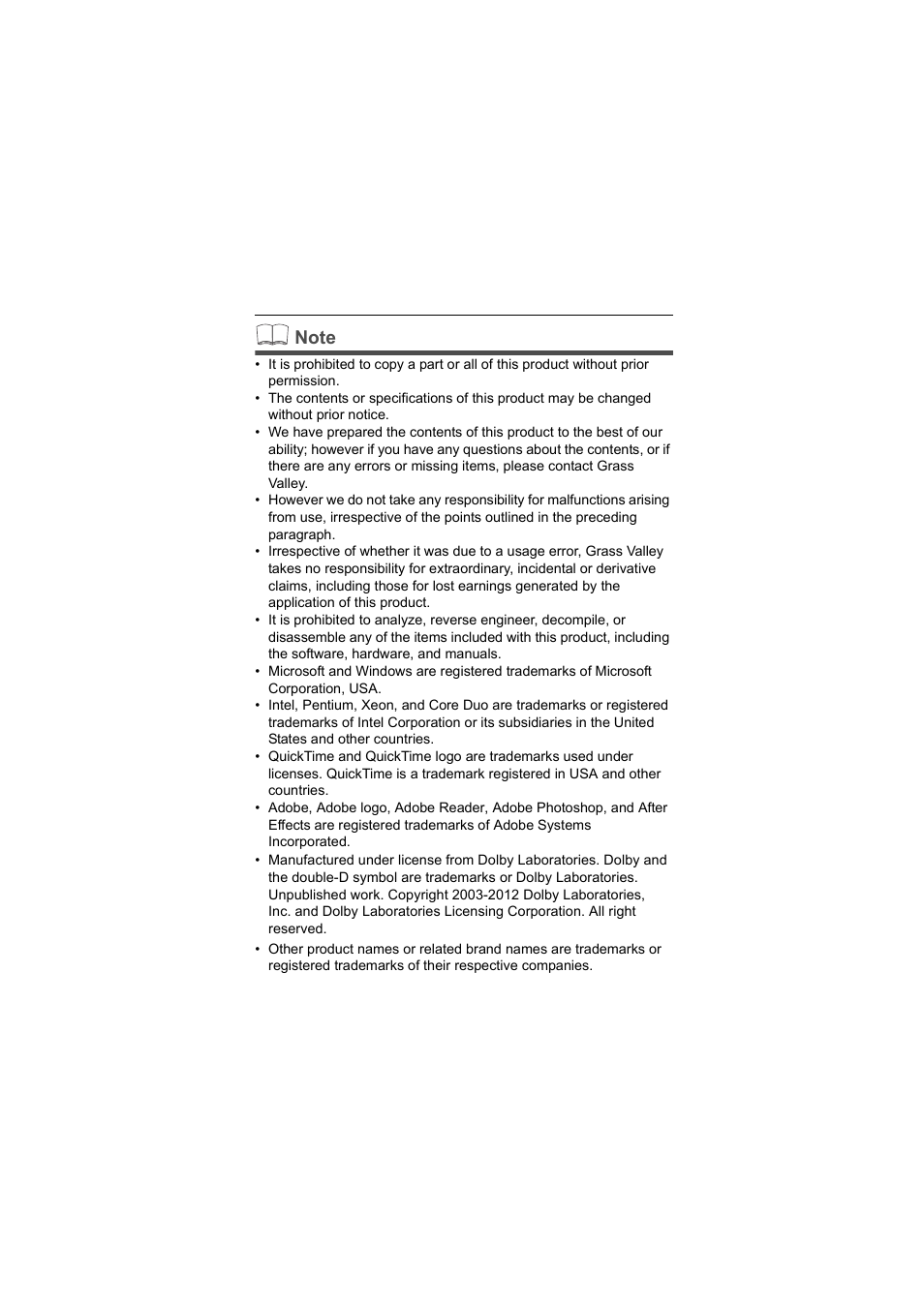 Grass Valley EDIUS Pro v.7.4 Installation User Manual | Page 2 / 19