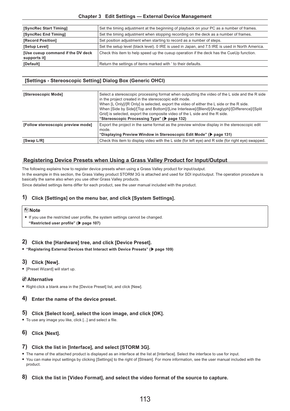 Grass Valley EDIUS Pro v.7.4 Reference Manual User Manual | Page 113 / 471