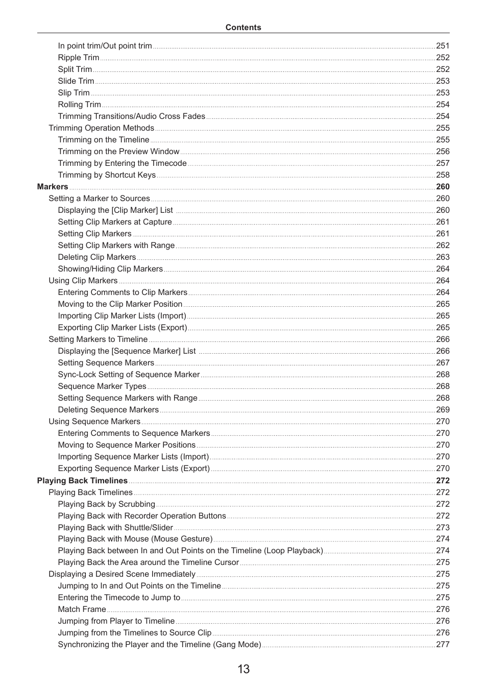 Grass Valley EDIUS Pro v.7.4 Reference Manual User Manual | Page 13 / 471