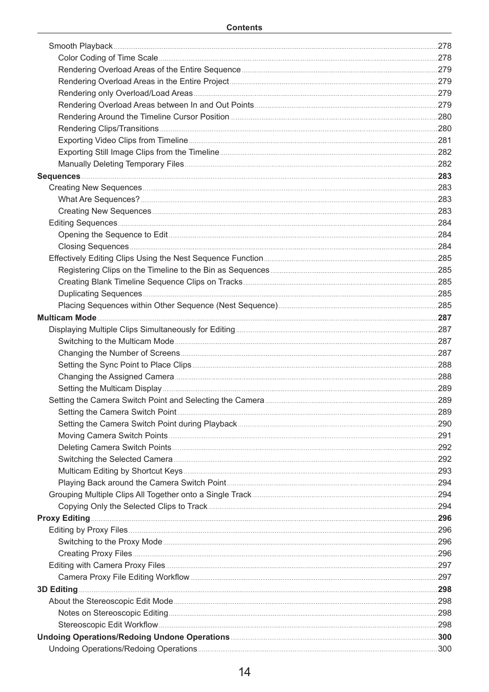 Grass Valley EDIUS Pro v.7.4 Reference Manual User Manual | Page 14 / 471