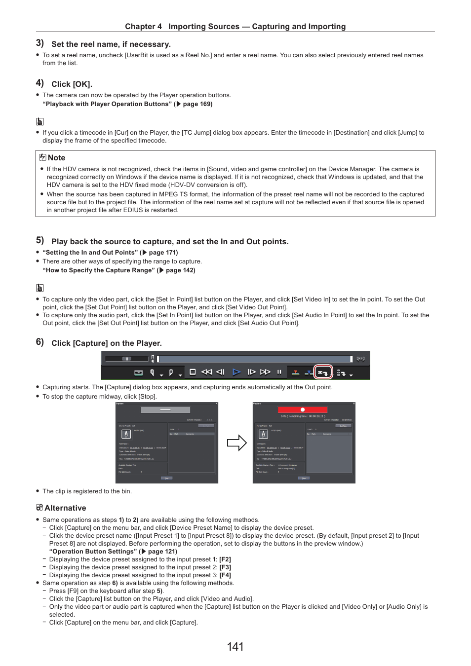 Grass Valley EDIUS Pro v.7.4 Reference Manual User Manual | Page 141 / 471
