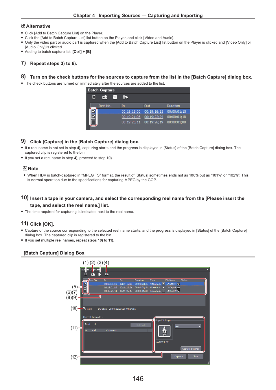 O 10) i | Grass Valley EDIUS Pro v.7.4 Reference Manual User Manual | Page 146 / 471