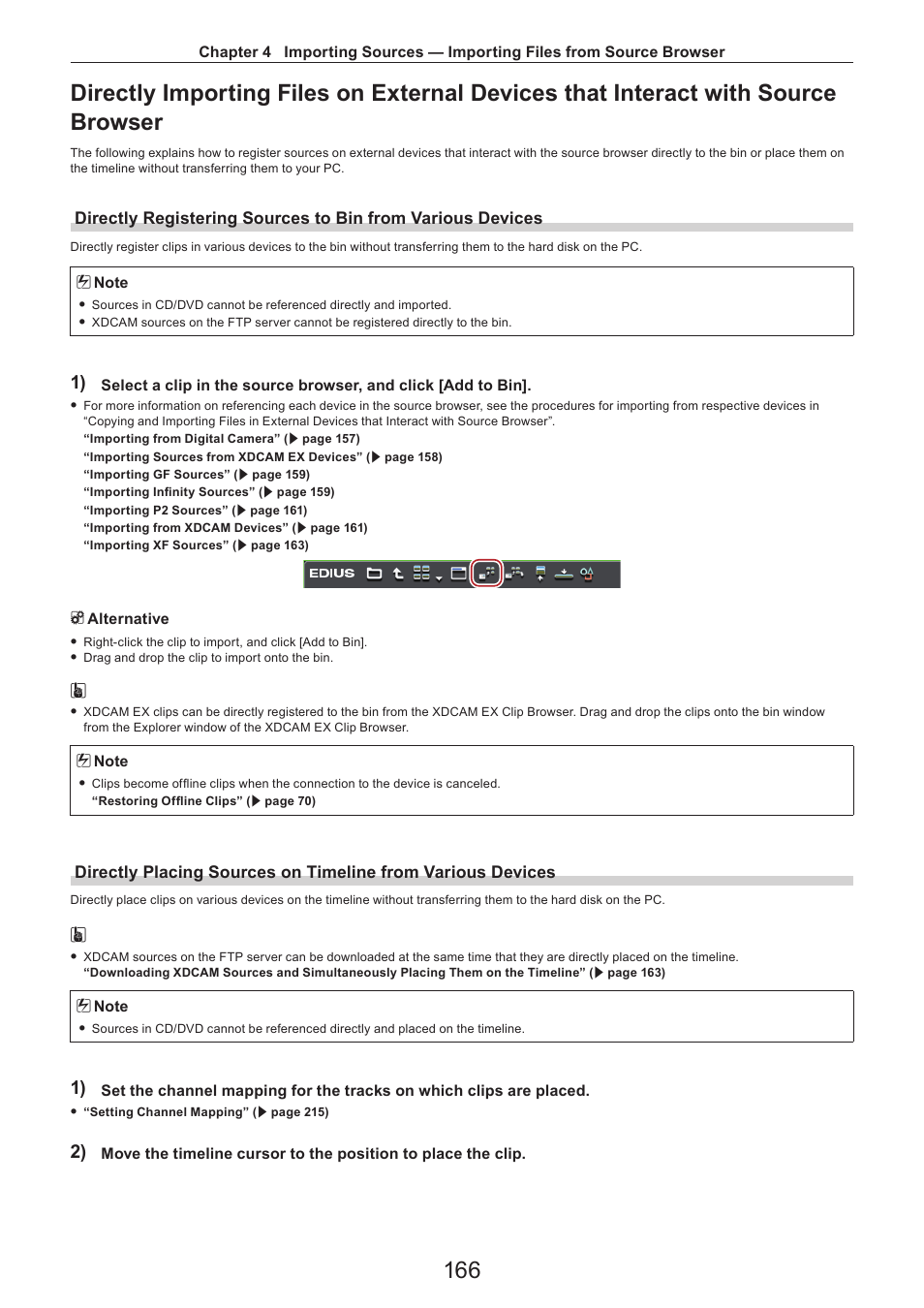 Grass Valley EDIUS Pro v.7.4 Reference Manual User Manual | Page 166 / 471