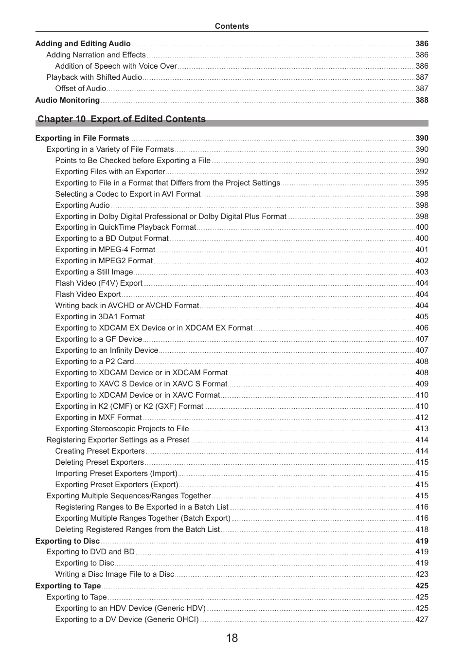Grass Valley EDIUS Pro v.7.4 Reference Manual User Manual | Page 18 / 471