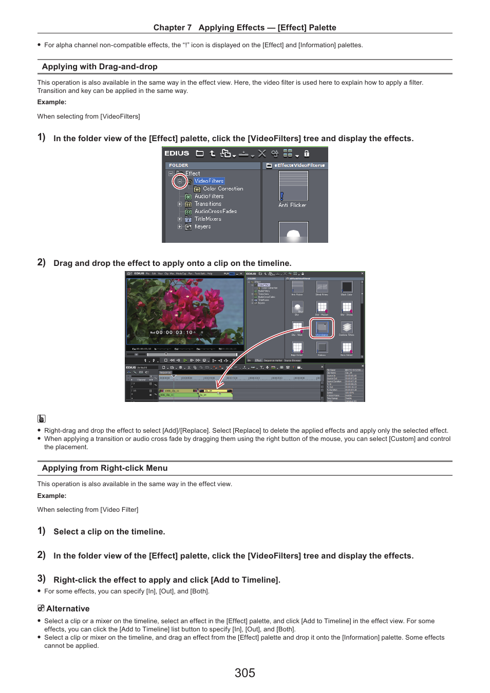 Grass Valley EDIUS Pro v.7.4 Reference Manual User Manual | Page 305 / 471