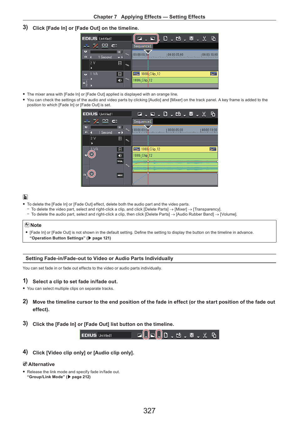 Grass Valley EDIUS Pro v.7.4 Reference Manual User Manual | Page 327 / 471