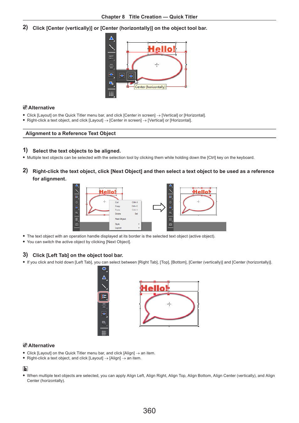 Grass Valley EDIUS Pro v.7.4 Reference Manual User Manual | Page 360 / 471