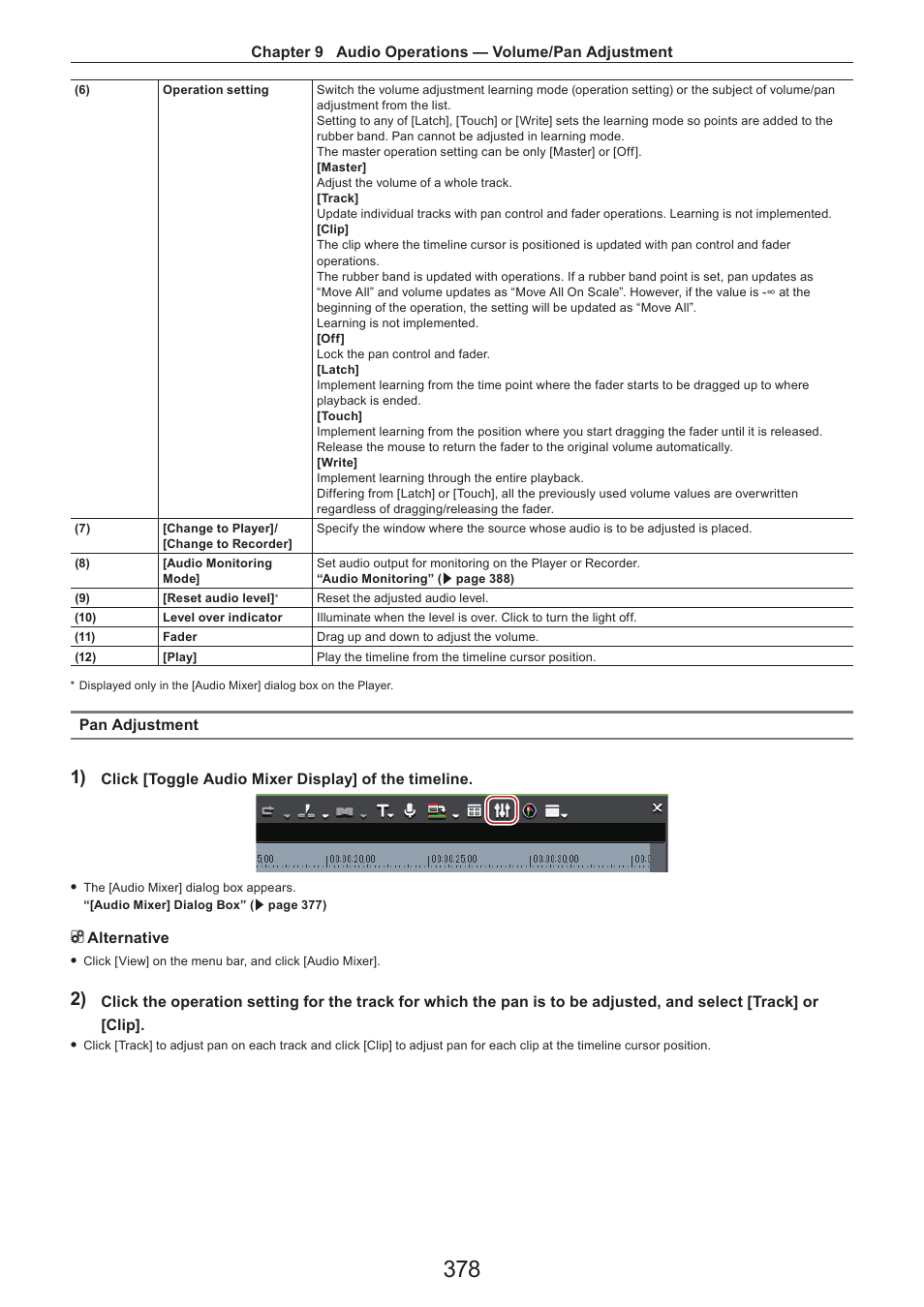 Grass Valley EDIUS Pro v.7.4 Reference Manual User Manual | Page 378 / 471