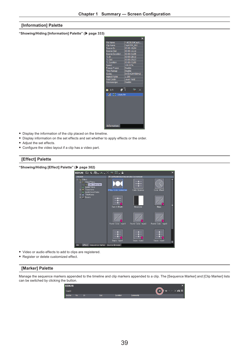 Grass Valley EDIUS Pro v.7.4 Reference Manual User Manual | Page 39 / 471