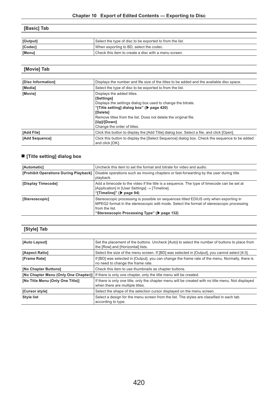 Grass Valley EDIUS Pro v.7.4 Reference Manual User Manual | Page 420 / 471