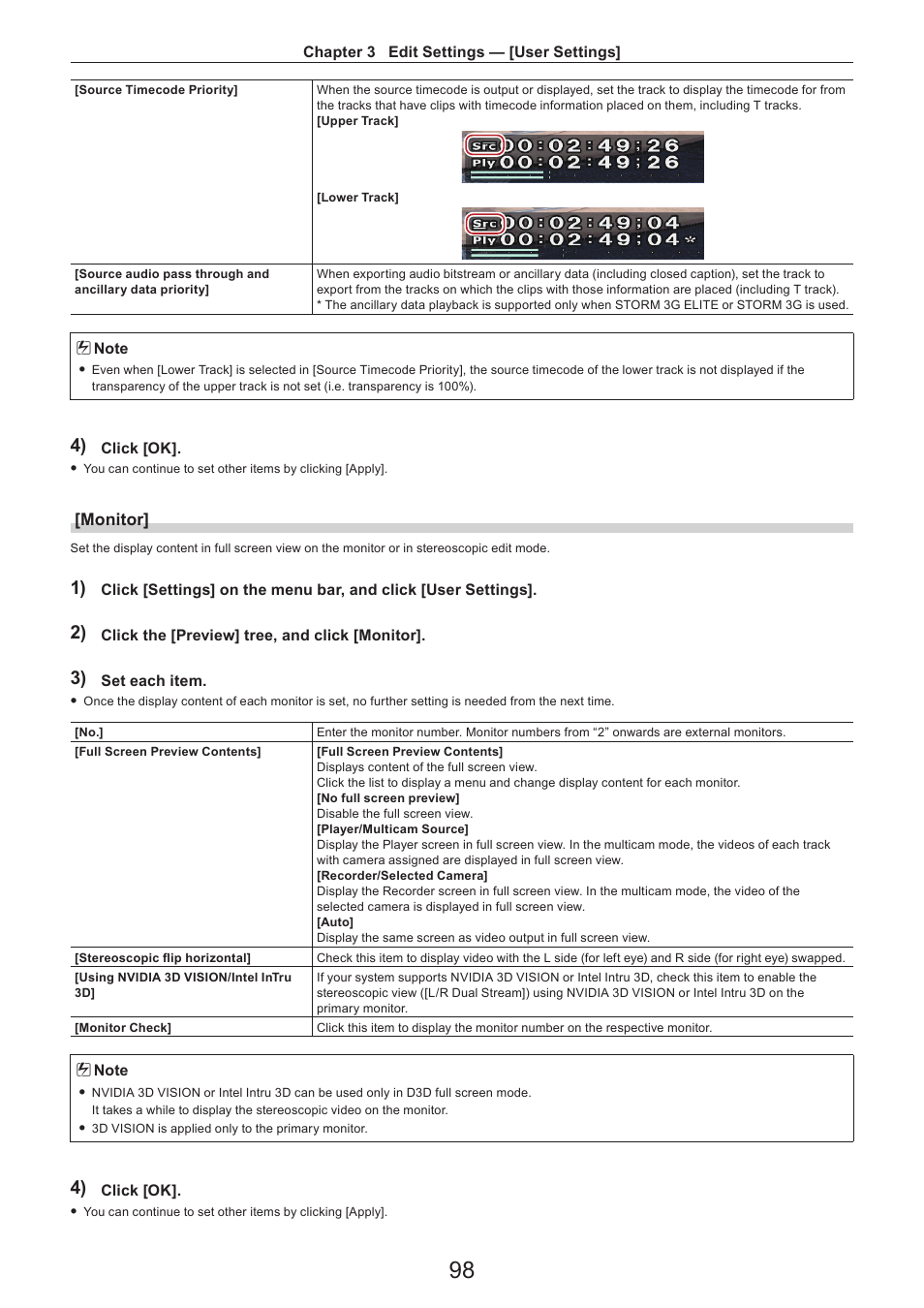 Monitor | Grass Valley EDIUS Pro v.7.4 Reference Manual User Manual | Page 98 / 471