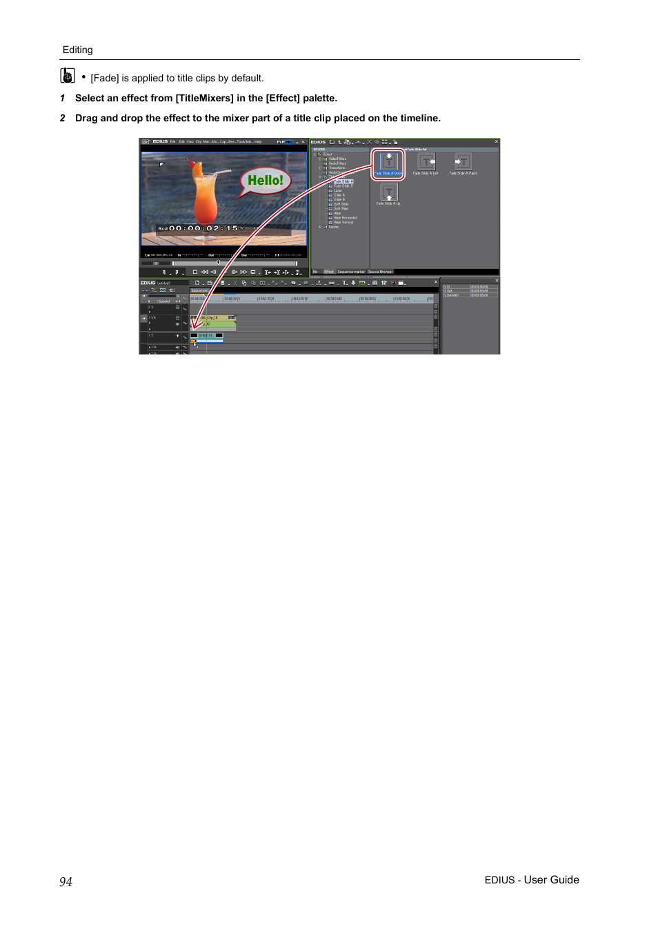 Grass Valley EDIUS Pro v.7.0 User Manual | Page 102 / 133