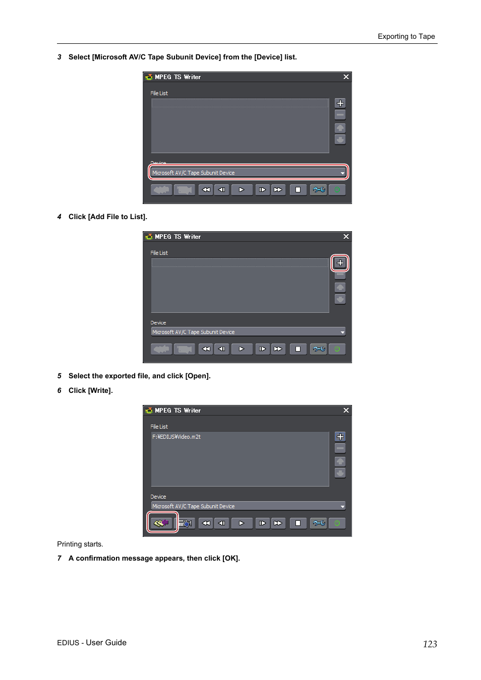 Grass Valley EDIUS Pro v.7.0 User Manual | Page 131 / 133