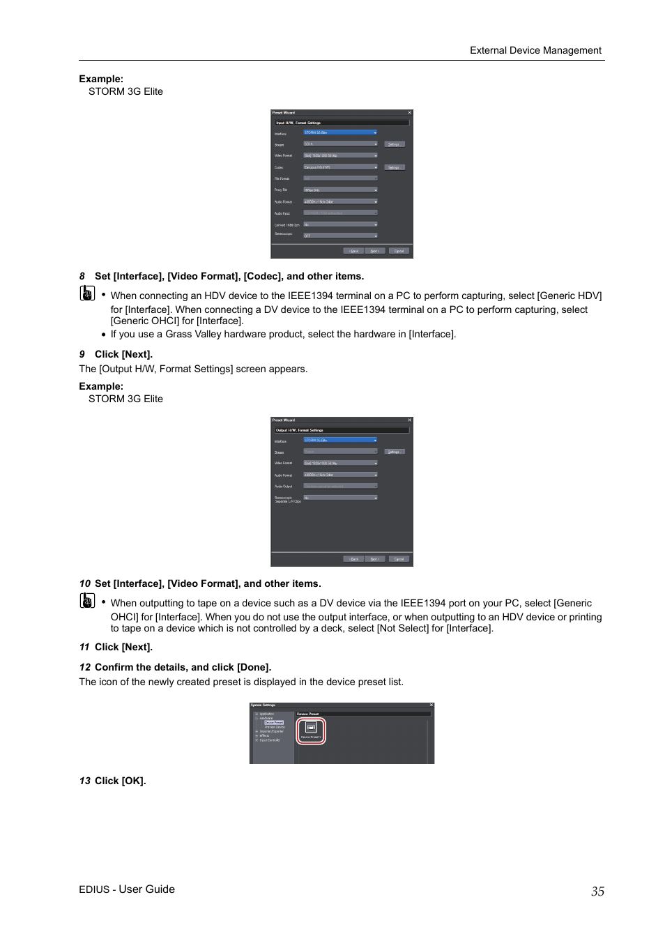 Grass Valley EDIUS Pro v.7.0 User Manual | Page 43 / 133