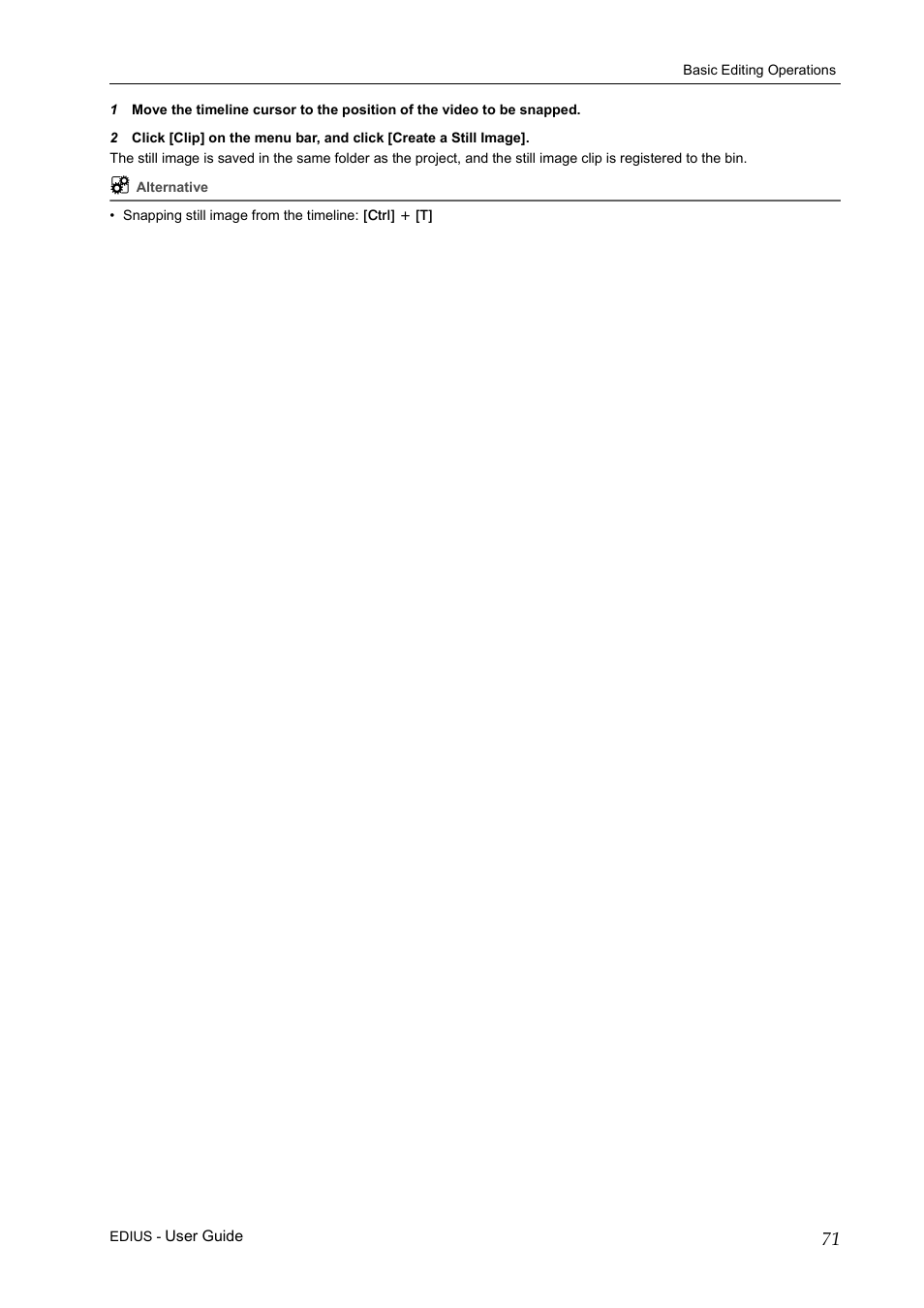 Grass Valley EDIUS Pro v.7.0 User Manual | Page 79 / 133