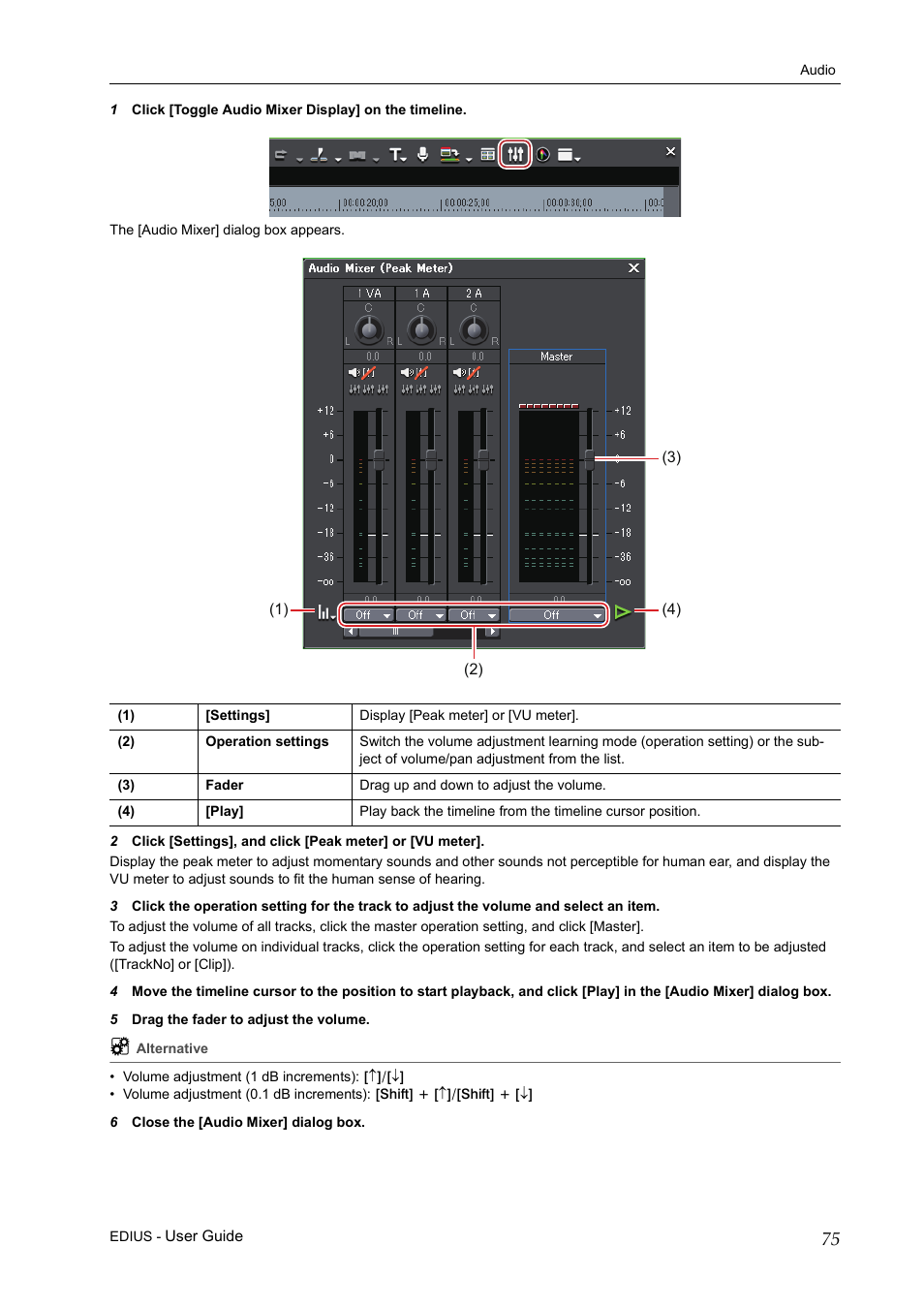 Grass Valley EDIUS Pro v.7.0 User Manual | Page 83 / 133