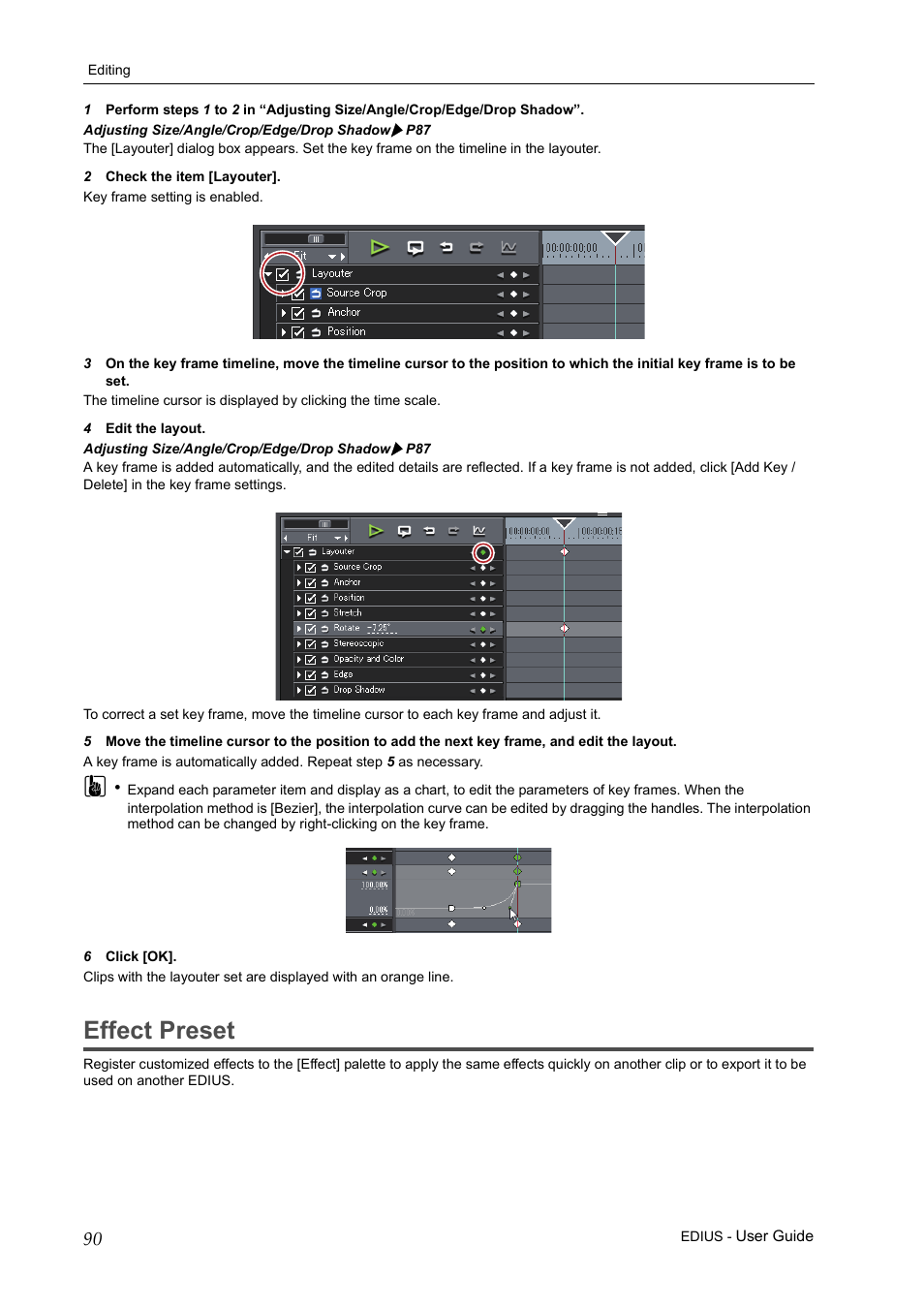 Effect preset | Grass Valley EDIUS Pro v.7.0 User Manual | Page 98 / 133