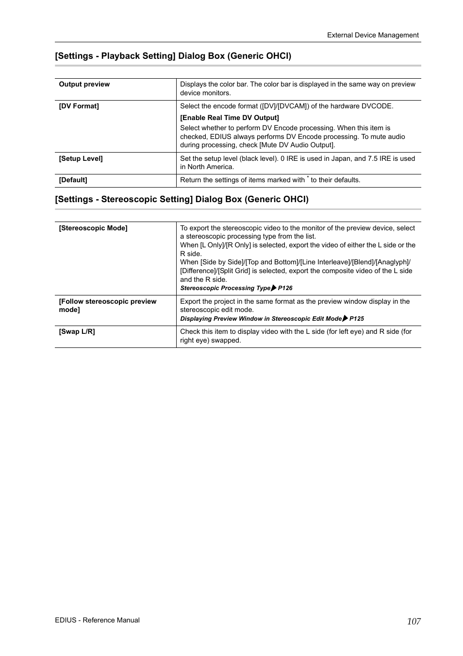 P107 | Grass Valley EDIUS Pro v.7.20 User Manual | Page 129 / 520
