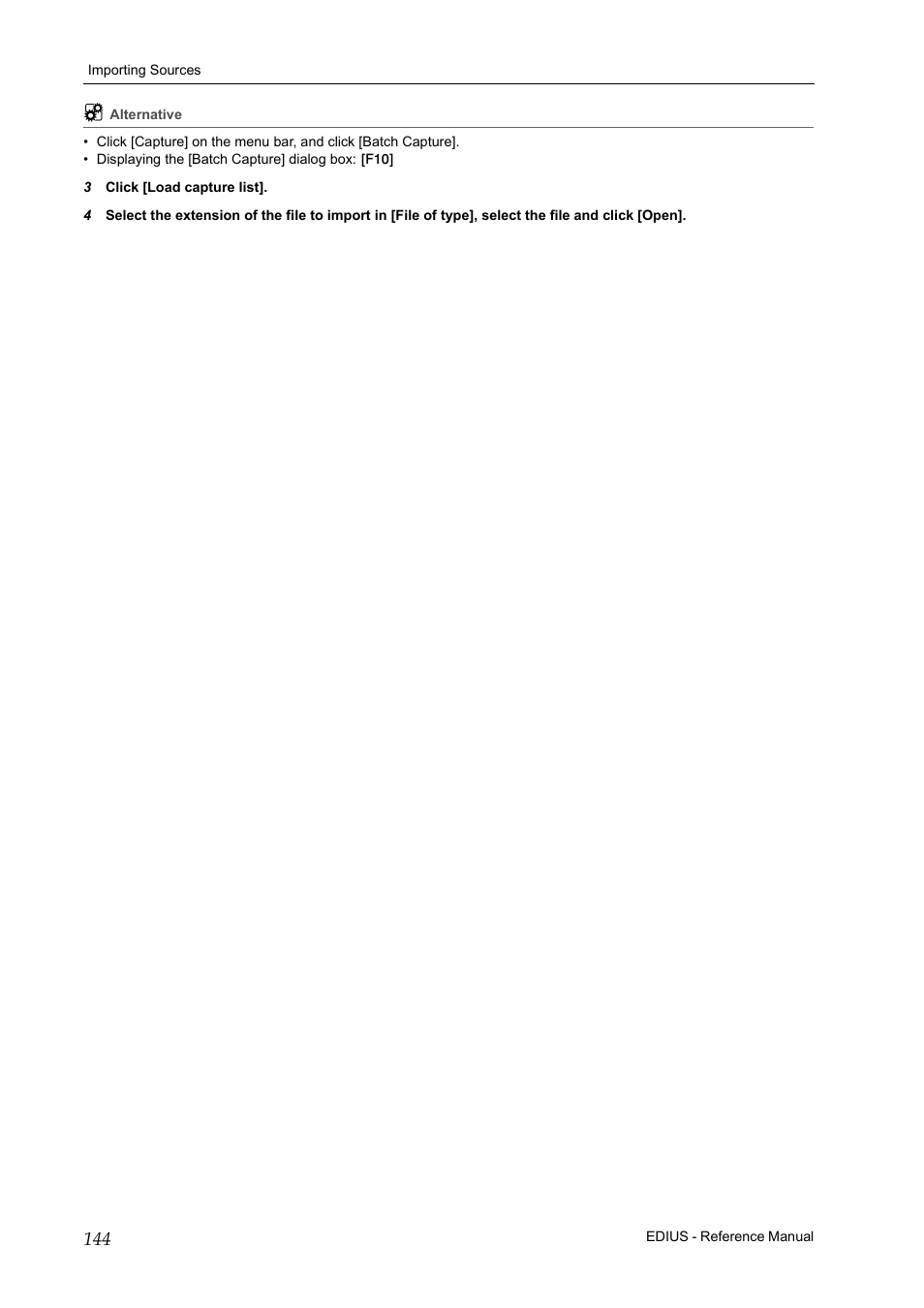 Grass Valley EDIUS Pro v.7.20 User Manual | Page 166 / 520