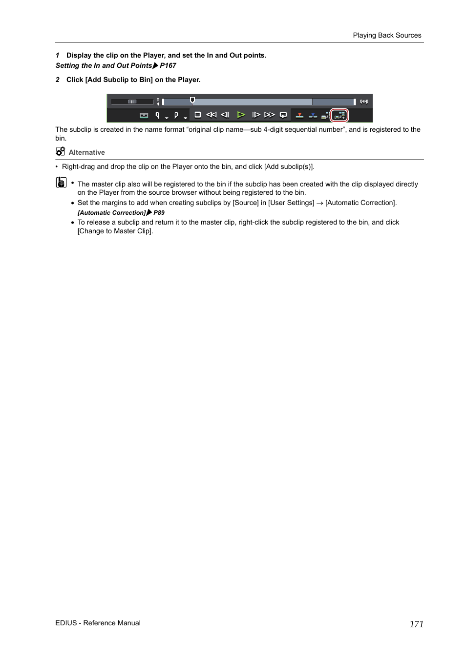 Grass Valley EDIUS Pro v.7.20 User Manual | Page 193 / 520