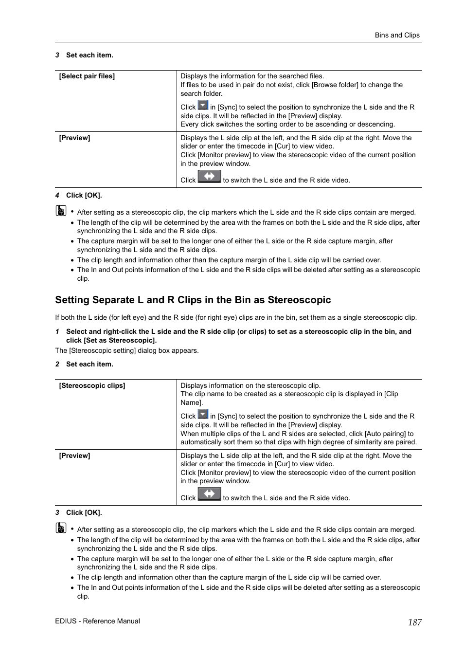 Grass Valley EDIUS Pro v.7.20 User Manual | Page 209 / 520