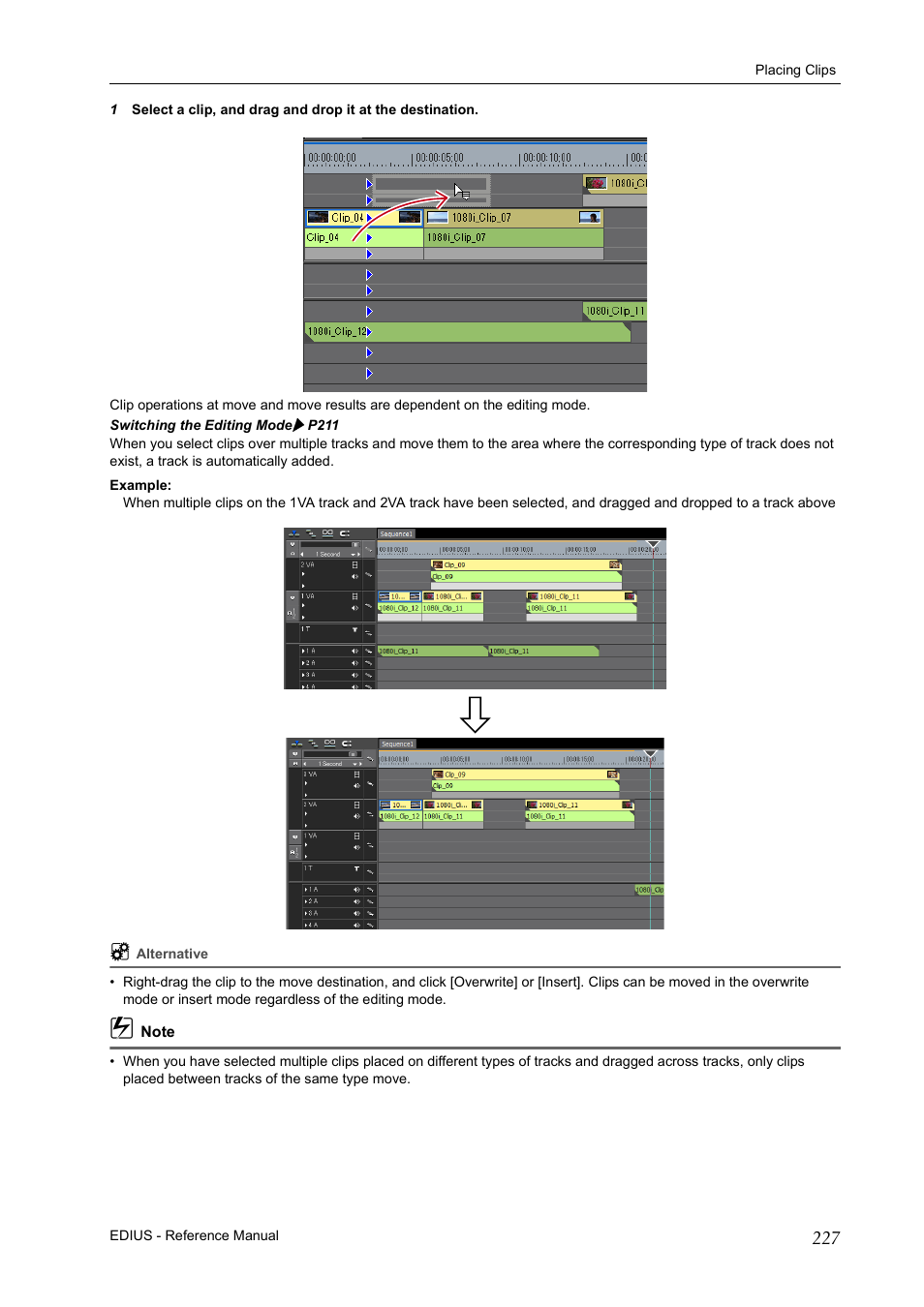Grass Valley EDIUS Pro v.7.20 User Manual | Page 249 / 520