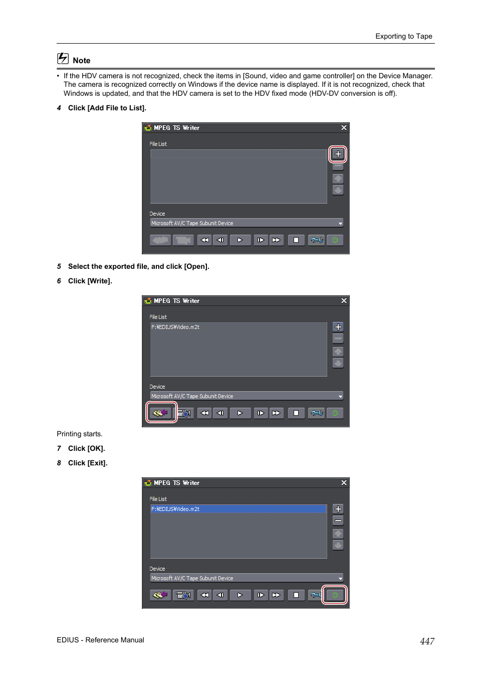 Grass Valley EDIUS Pro v.7.20 User Manual | Page 469 / 520