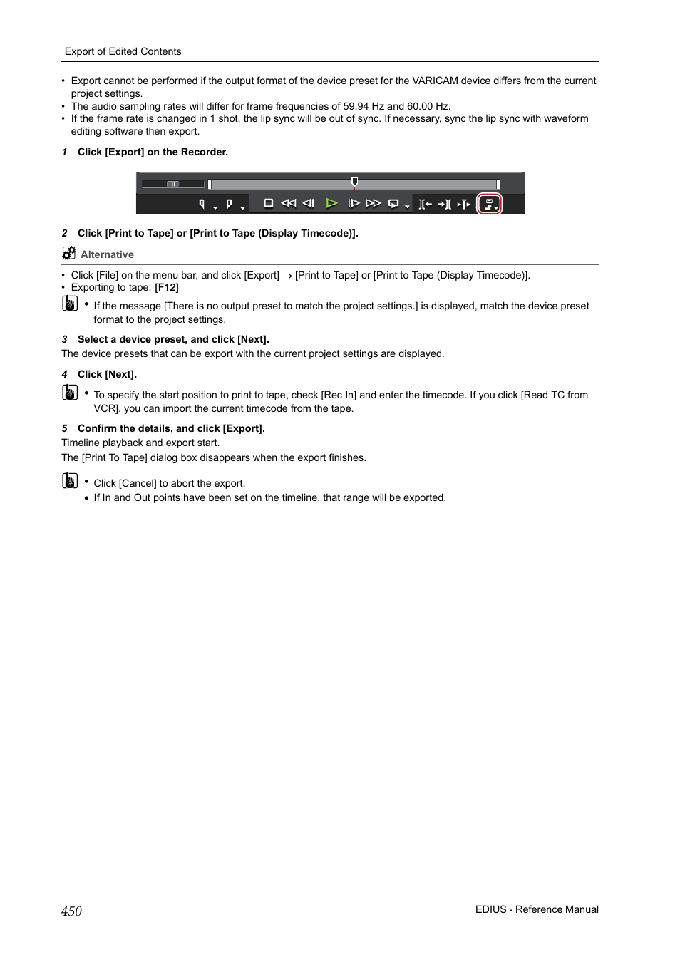 Grass Valley EDIUS Pro v.7.20 User Manual | Page 472 / 520