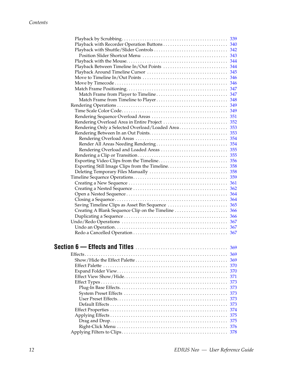 Grass Valley EDIUS Neo 2 User Manual | Page 12 / 608
