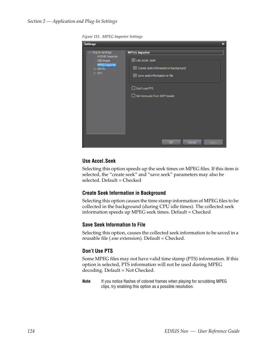 Grass Valley EDIUS Neo 2 User Manual | Page 124 / 608