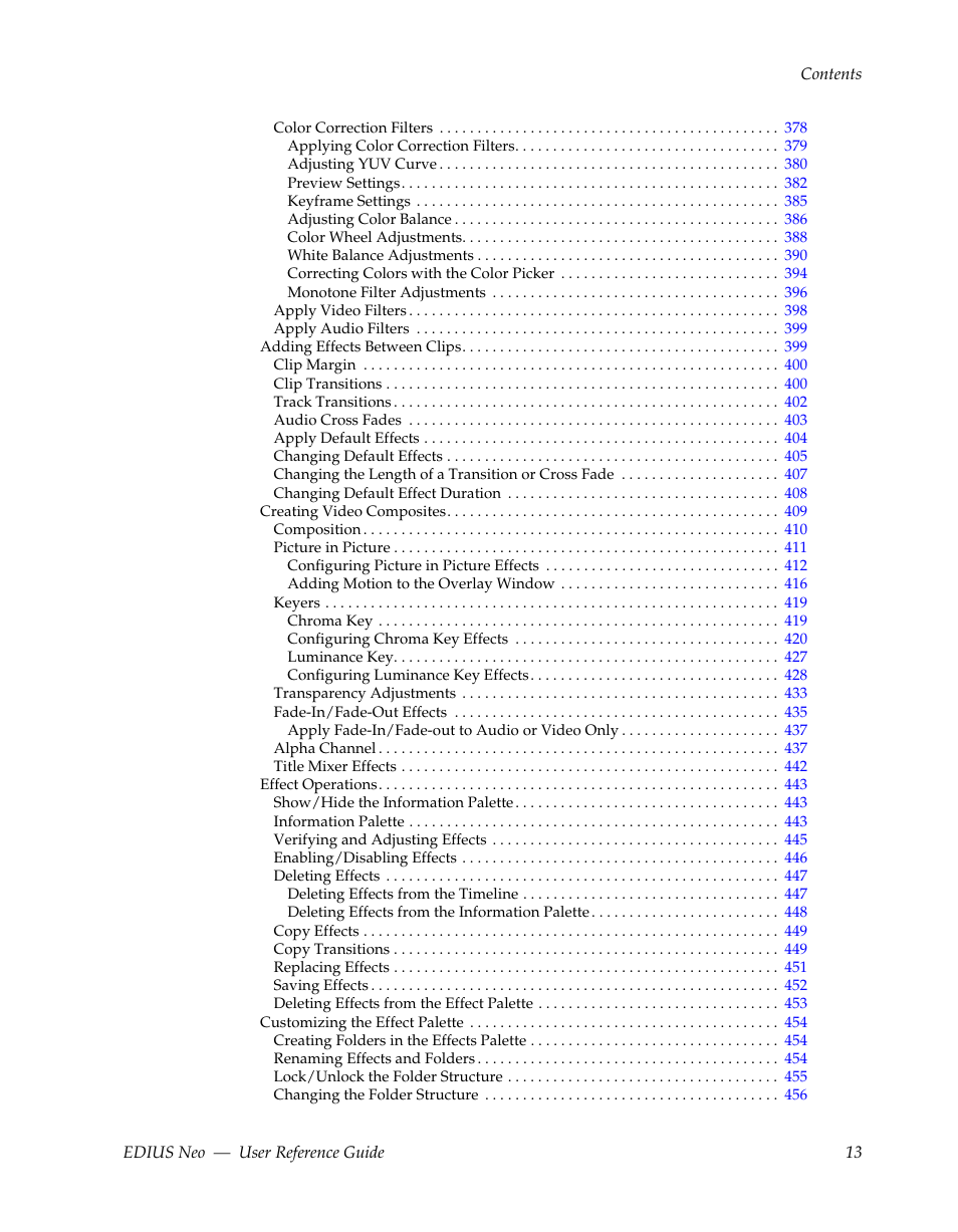 Grass Valley EDIUS Neo 2 User Manual | Page 13 / 608