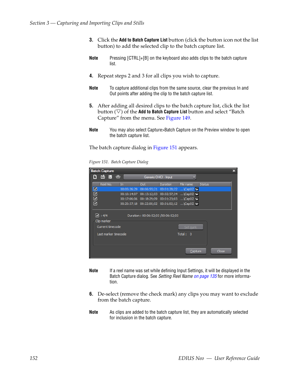 Grass Valley EDIUS Neo 2 User Manual | Page 152 / 608