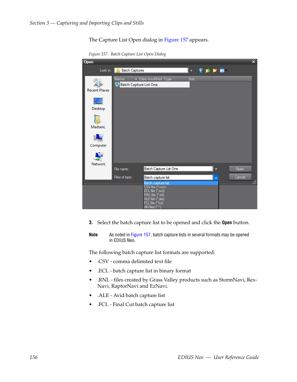 Grass Valley EDIUS Neo 2 User Manual | Page 156 / 608