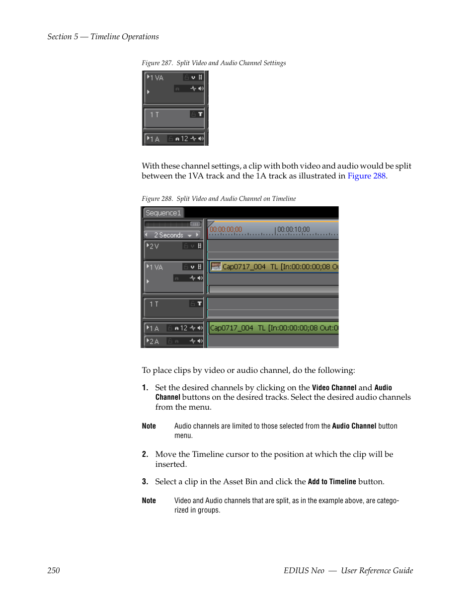 Grass Valley EDIUS Neo 2 User Manual | Page 250 / 608