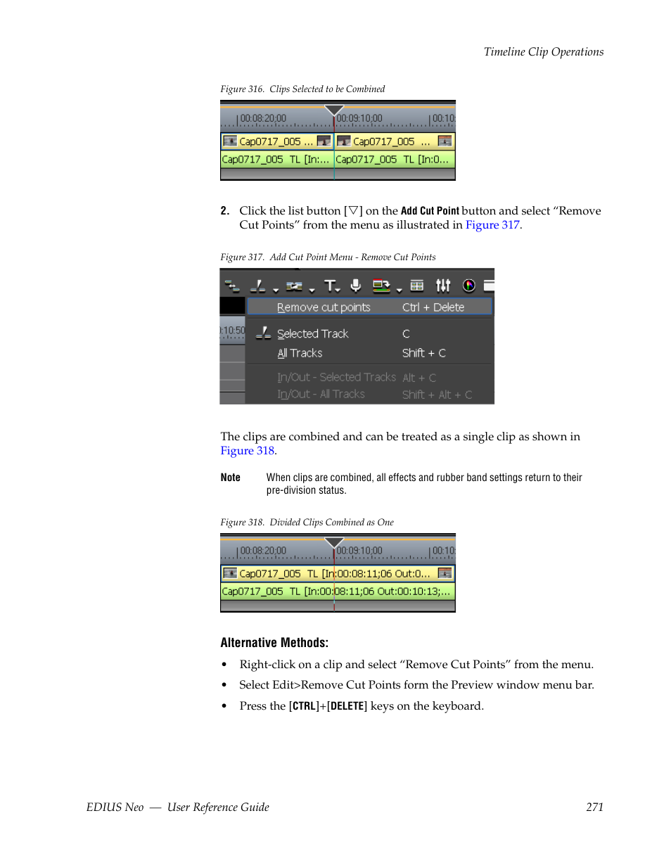 Figure 316 | Grass Valley EDIUS Neo 2 User Manual | Page 271 / 608