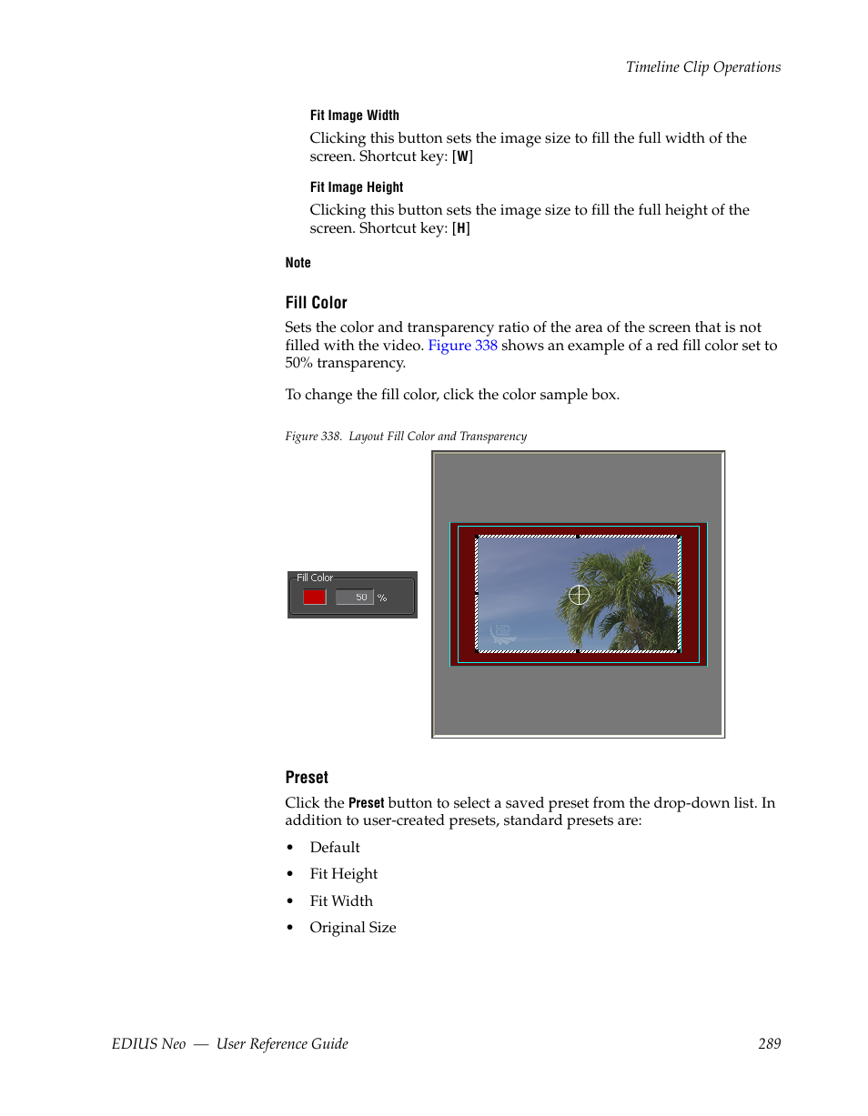 Grass Valley EDIUS Neo 2 User Manual | Page 289 / 608
