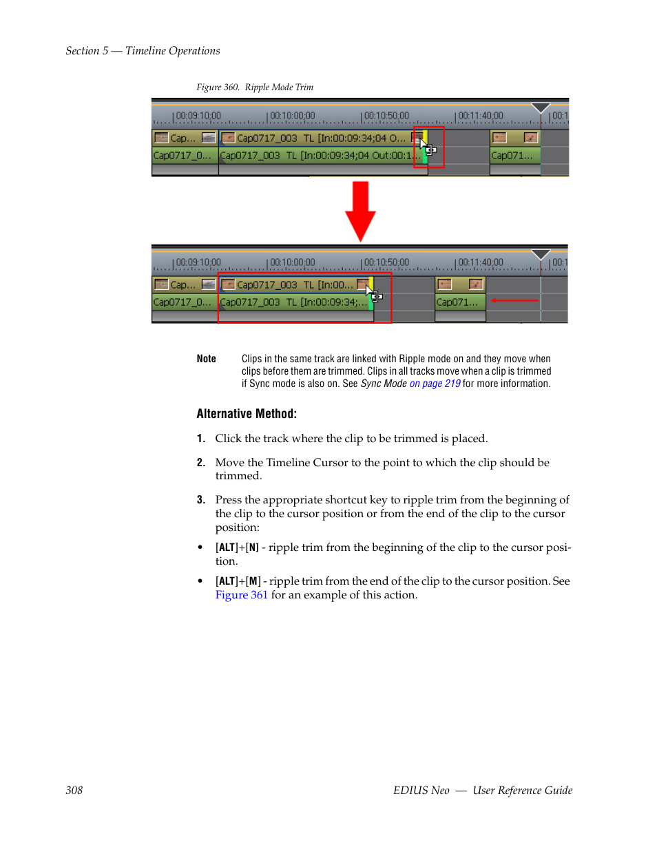 Figure 360 | Grass Valley EDIUS Neo 2 User Manual | Page 308 / 608