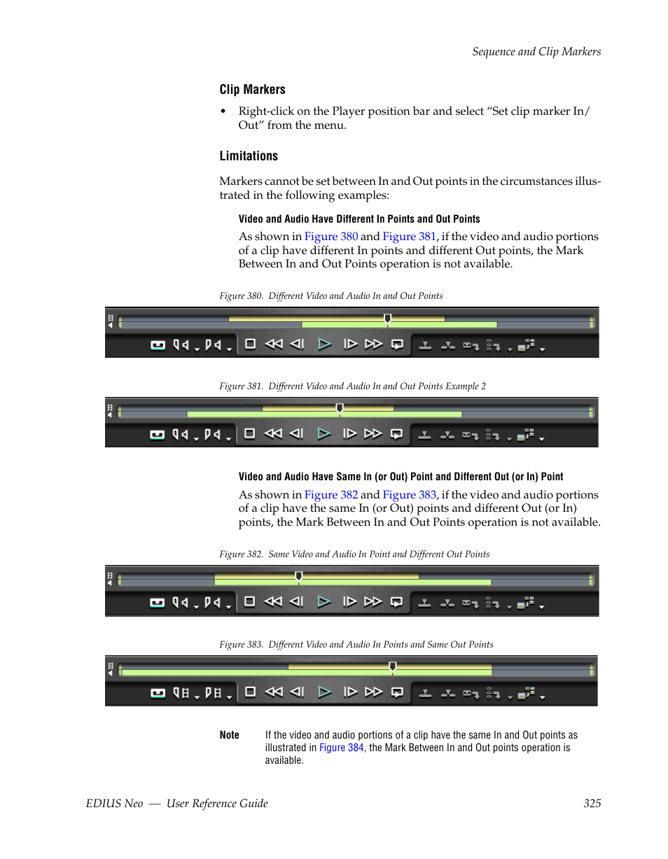 Grass Valley EDIUS Neo 2 User Manual | Page 325 / 608