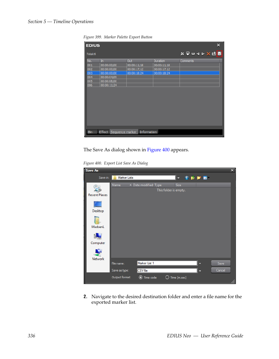 Grass Valley EDIUS Neo 2 User Manual | Page 336 / 608