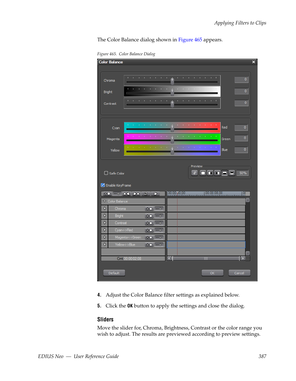 Grass Valley EDIUS Neo 2 User Manual | Page 387 / 608