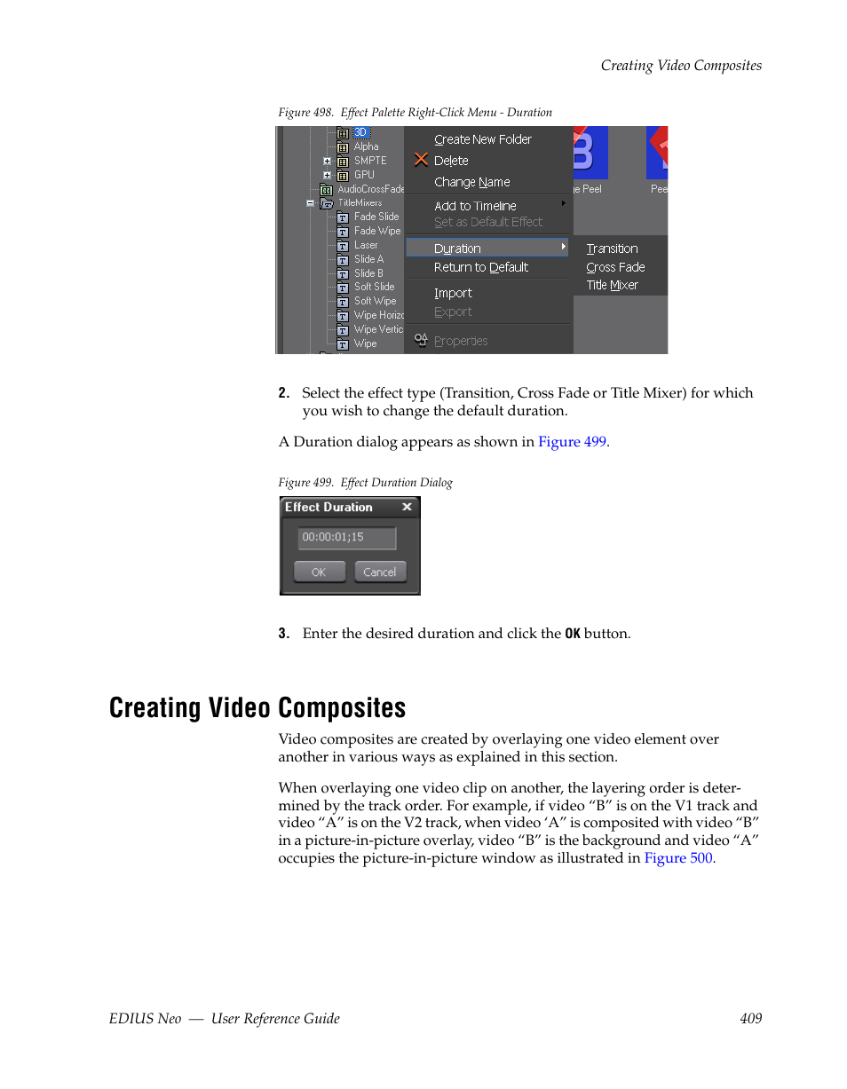 Creating video composites, Figure 498 | Grass Valley EDIUS Neo 2 User Manual | Page 409 / 608